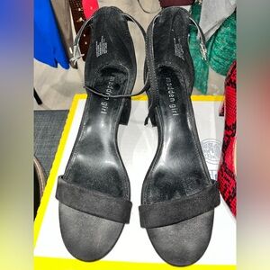 #3 Women’s Black Madden Girl Sandal Heels